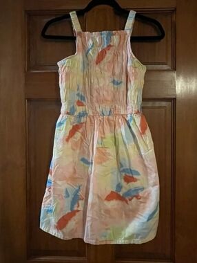 Pastel Tie-Dye Sundress - Pink Multicolor